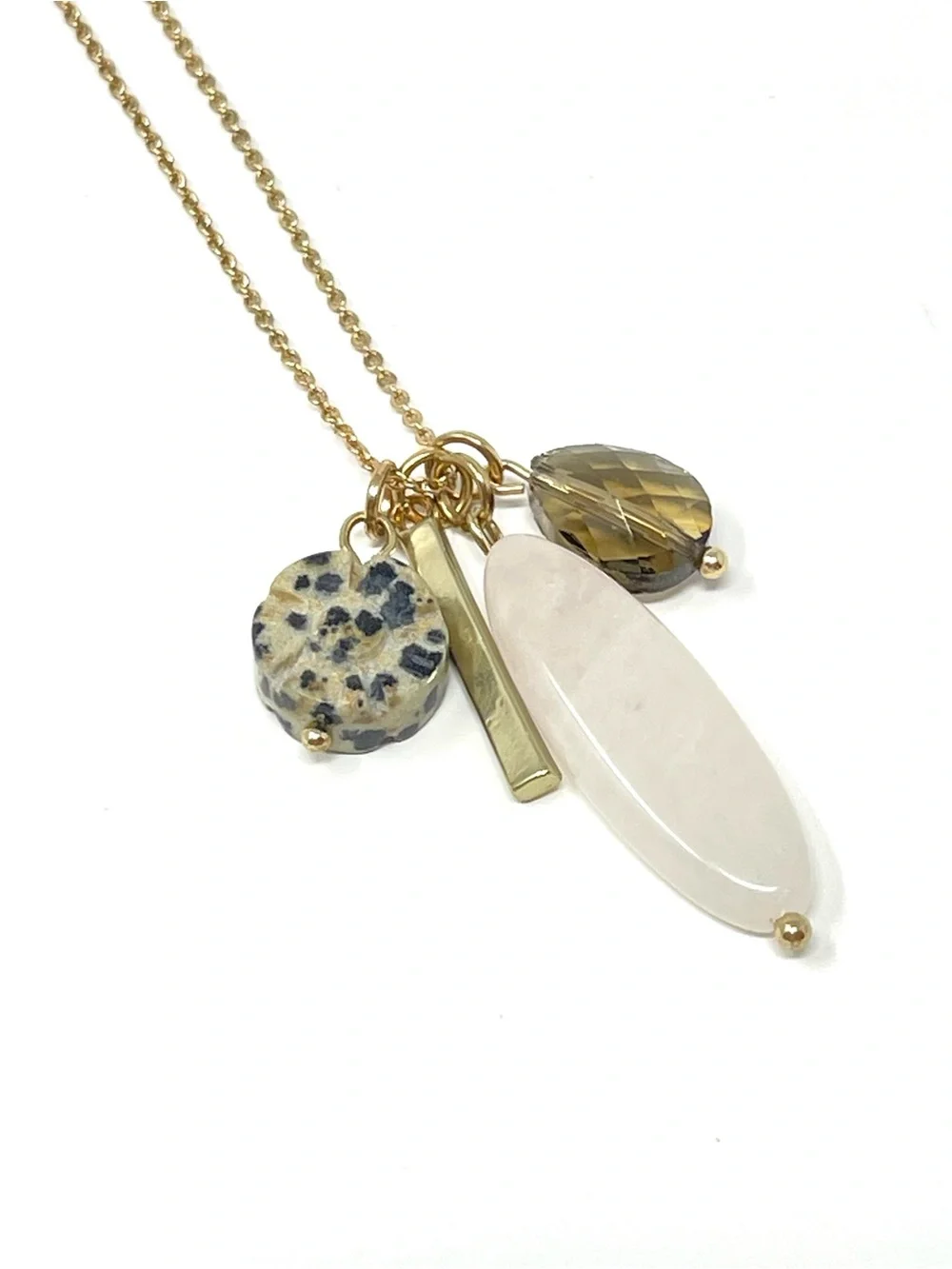 New Anthropologie Stone Charm Necklace